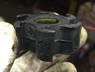 burned impeller